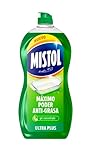 Mistol Ultra Plus - Lavavajillas líquido mano, concentrado, 950 ml - Gran poder antigrasa y desincrustación de mancha difíciles - Efecto abrillantador - Anti olor
