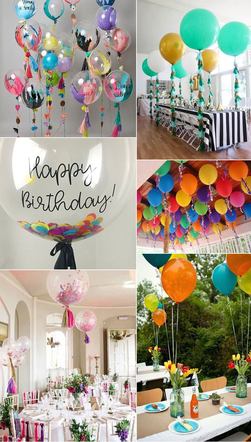 ▷ 11 formas originales para decorar un cumpleaños con globos ✓