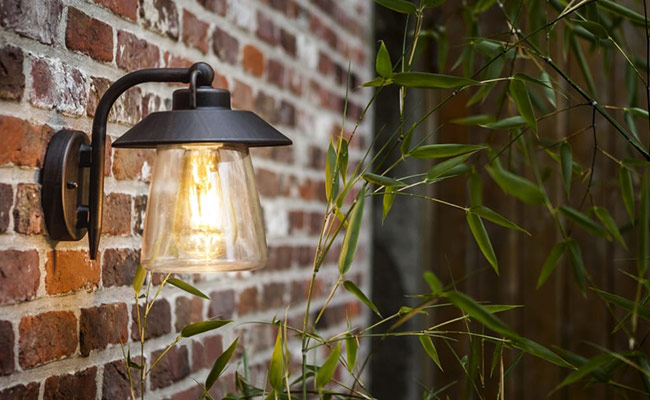 Conkansei luz LED en aplique de exteriores